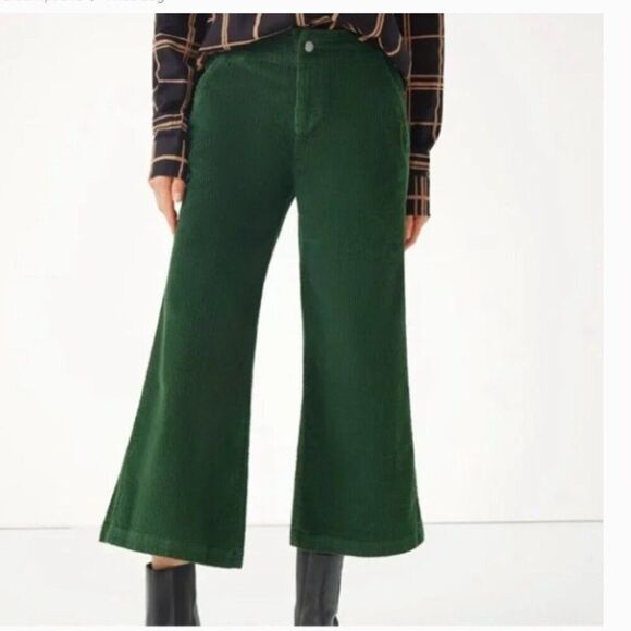 NWOT Pact Green Casual Wide-Leg Bottoms Size Small - Picture 8 of 8